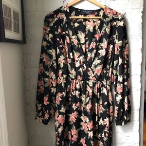 Long Sleeved Floral Dress